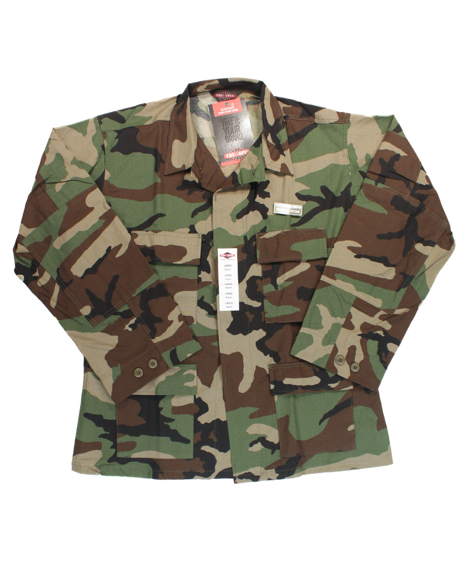 Tru-Spec M81 Woodland Camo Rip-Stop BDU Jacket