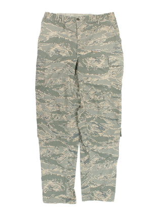 U.S. Air Force Men's ABU Digital Tiger Stripe Pants 50% Nylon / 50% Cotton Twill USED