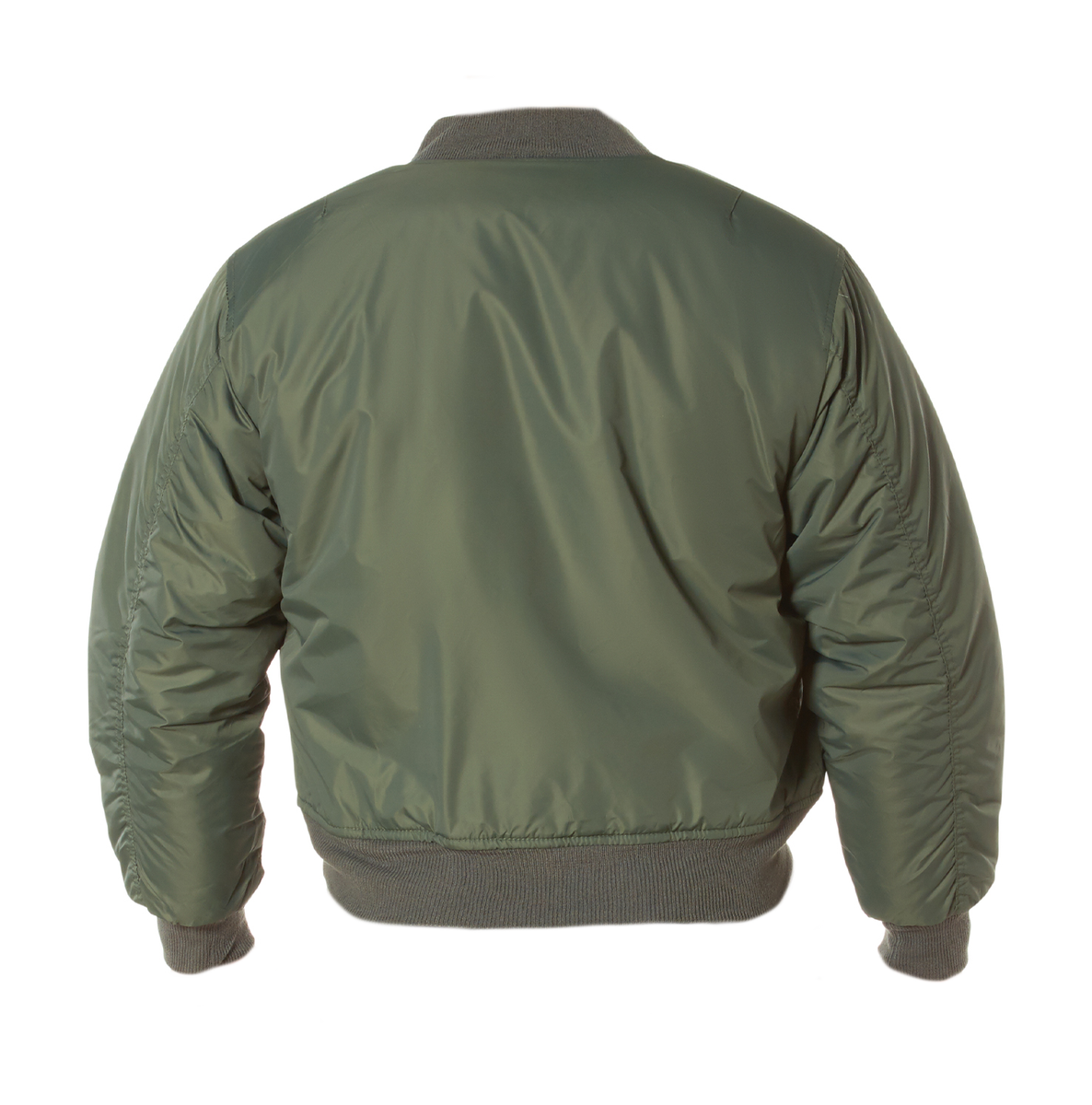 Sage Green Enhanced Nylon Reversible MA-1 Flight Jacket