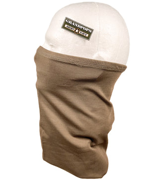 AR 670-1 Coyote Brown ECWCS Polyester Neck Gaiter USA MADE