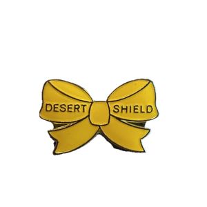 Desert Shield Yellow Ribbon Pin