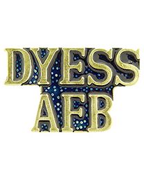 Dyess AFB Script Pin