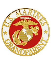 U.S. Marines Logo Grandparent Pin
