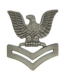 USN Petty Officer 2nd Class (LEFT) Rank Pin