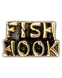 Vietnam Script FISH HOOK Pin
