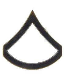 Army E-3 Private First Class Subdued Rank Pin