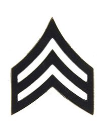 Army E-5 Sergeant Subdued Rank Pin