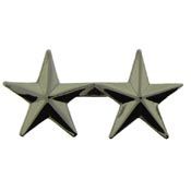 Army General Star C2 (LARGE) Silver Rank Pin