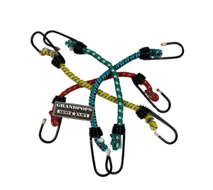 12" Colored Multi-Purpose Backpacking Bungee Cords