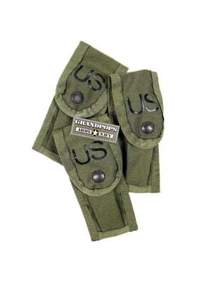 U.S. Military LC-2 OD Green Nylon Alice M9 Mag Pouch