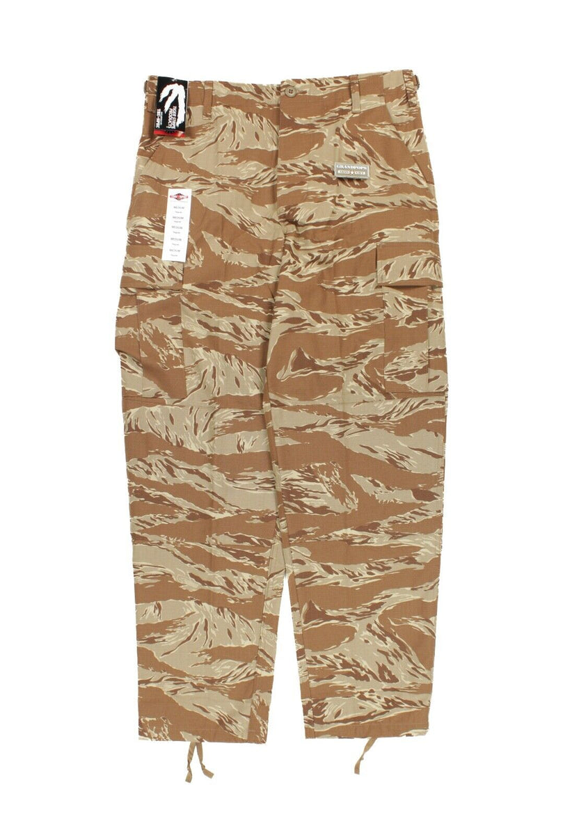PEEL\u0026LEFT dobby stripe army trousers S