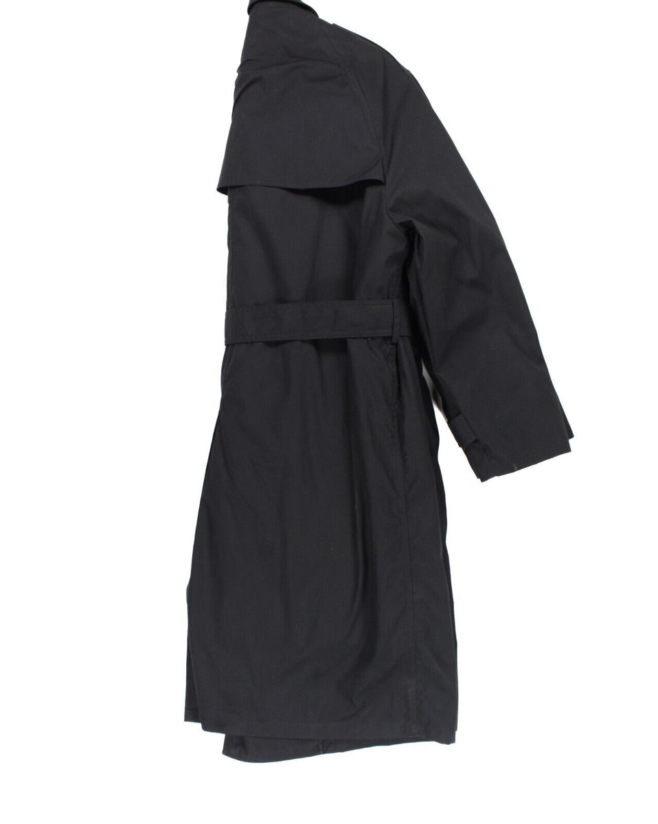U.S. Army Black Poly/Cotton All-Weather Trench Coat 10R (Womens | No Liner) U.S. Army Black Poly/Cotton All-Weather Trench Coat 10R (Womens | No Liner)