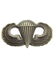 Army Basic Paratrooper Wings (1 1/2") Pewter Insignia Pin