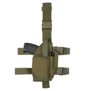 Olive Drab Deluxe Adjustable Universal Drop Leg Tactical Holster