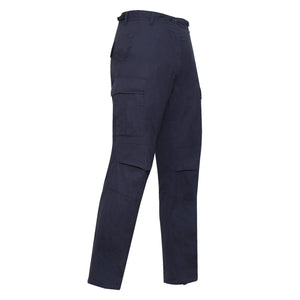 Midnight Navy Blue Rip-Stop Tactical BDU Pants