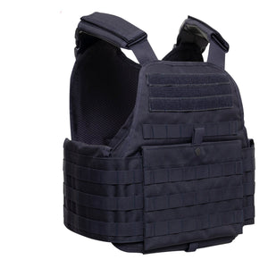 Black Lightweight MOLLE Plate Carrier Vest