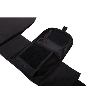 Black Laser Cut MOLLE Plate Carrier Vest