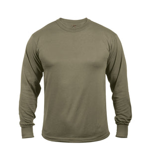 Coyote Brown Moisture Wicking Long Sleeve T-Shirt