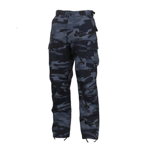 Midnight Blue Camo Twill Tactical BDU Pants