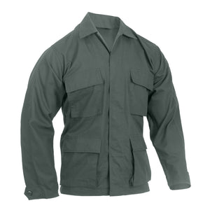 Olive Drab 100% Cotton Rip-Stop BDU Shirt