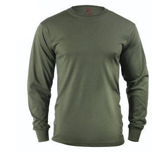 OD Green Long Sleeve Solid T-Shirt