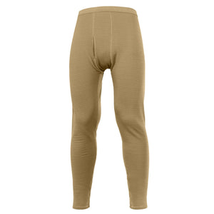 AR 670-1 Coyote Brown ECWCS Gen III Mid-Weight Underwear Waffle Bottoms (Level II)