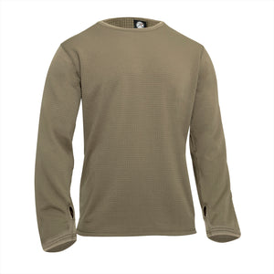 AR 670-1 Coyote Brown Gen III Level II Underwear Crew Top