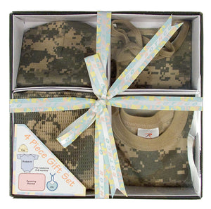 Infant 4 Piece ACU Camo Boxed Gift Set