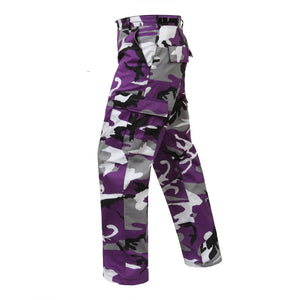 Ultra Violet Purple Camo Twill Tactical BDU Pants