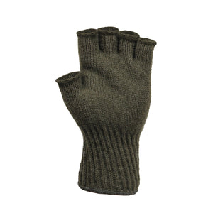 Olive Drab G.I. Fingerless Glove Liners USA MADE