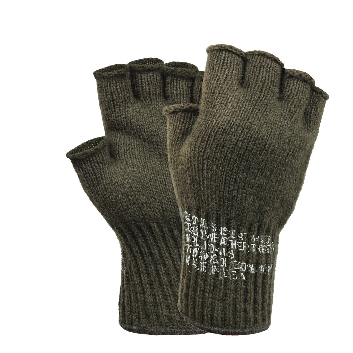 Minus 33 Fingerless Glove Liner - Olivedrab