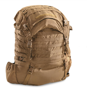U.S.M.C. Coyote Brown FILBE Large Rucksack w/ Frame USED