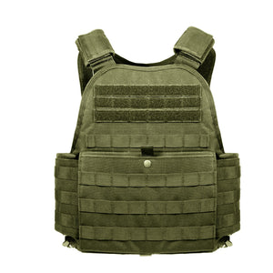 Olive Drab Lightweight MOLLE Plate Carrier Vest