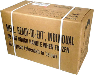 U.S. Military MRE Field Ration Case Pack (Meals Ready to Eat)