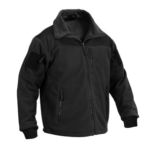 Black Spec Ops Tactical Fleece Jacket