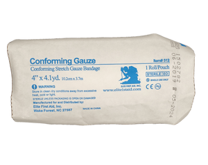 Conforming 4″x4.1yds Gauze 20 Count Bag