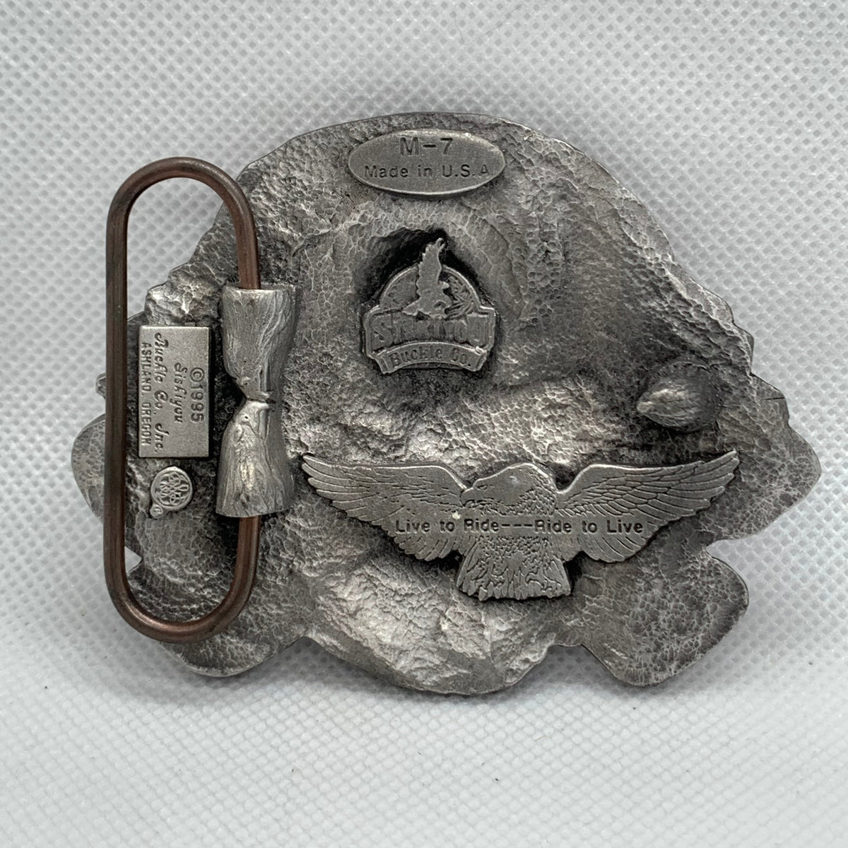 Bad To The Bone Belt Buckle – GRANDPOPSARMYNAVY
