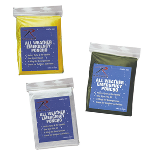 Lightweight All Weather Emergency Poncho