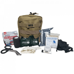 Coyote Brown MOLLE Tactical Military IFAK