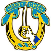 7th Cavalry Garry Owen Insignia Pin
