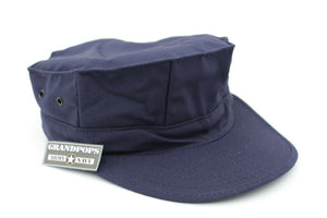 USMC Navy Blue Ripstop Cap 8 Point 2 Ply Top Stitch No EGA