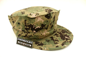 U.S. Navy AOR2 Ripstop Camo Cap 8 Point 2 Ply Made In USA