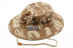 Desert Tiger Stripe Camo Jungle Hat Ripstop Made In USA