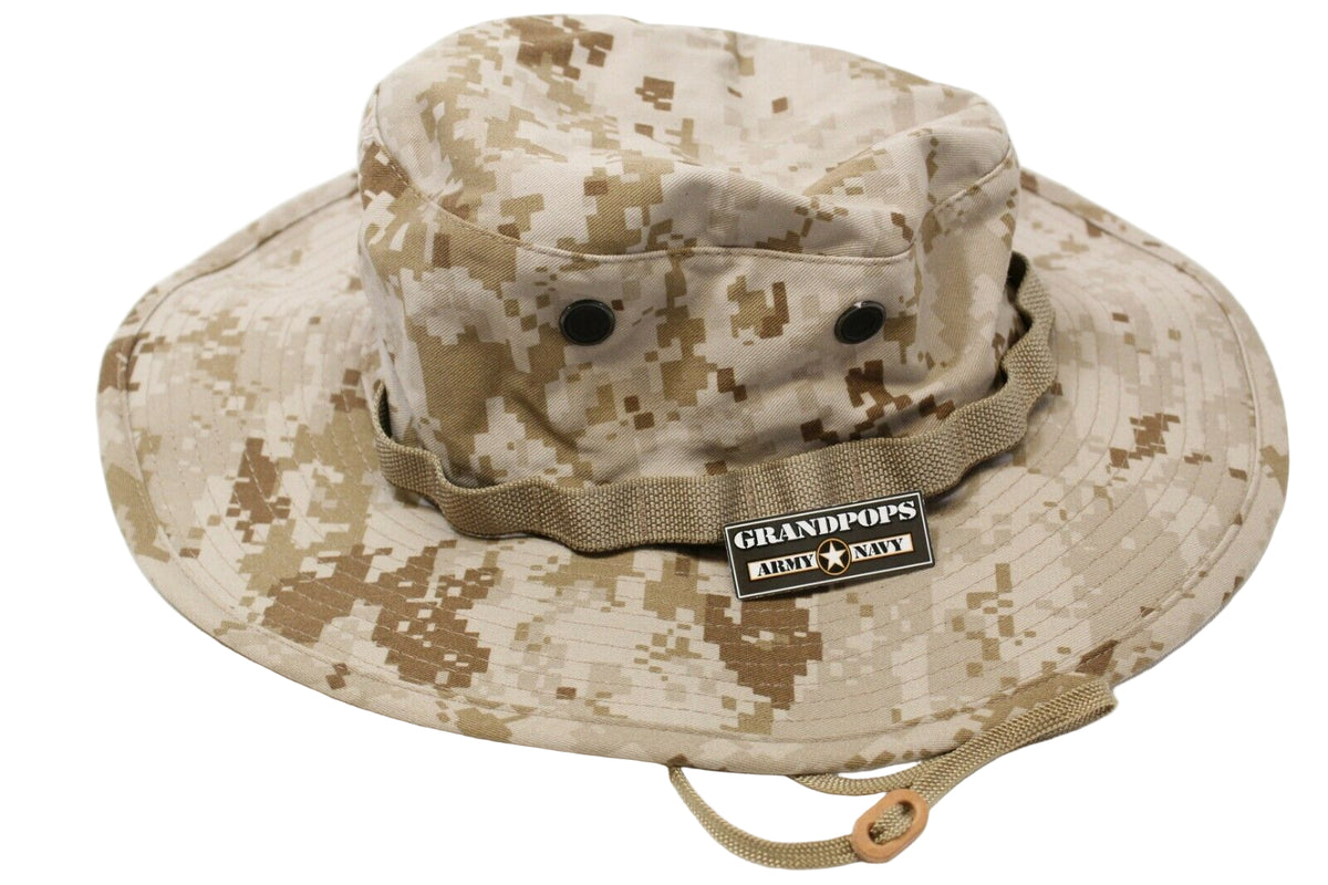 USMC Desert MARPAT EGA Jungle Hat Wide Brim 3
