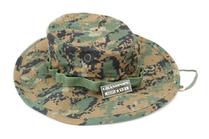 USMC MARPAT EGA Jungle Hat Wide Brim 3" Made In USA