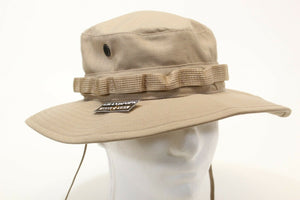 Khaki Jungle Hat 3" Brim UV Resistant Made In USA