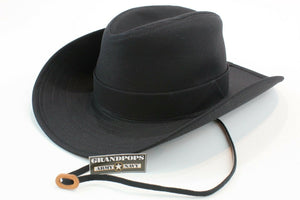 Australian Bush Hat Black Made In USA