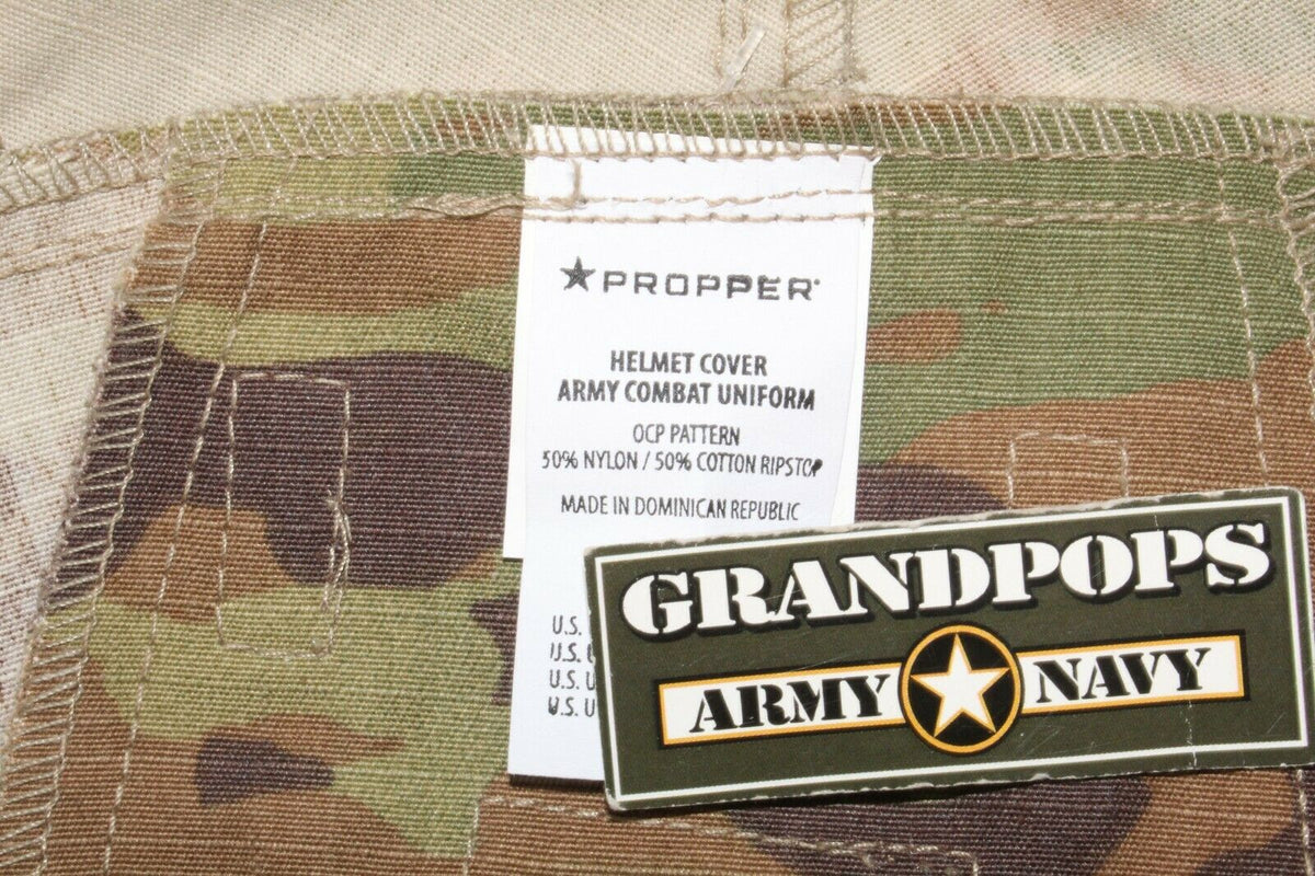 national guard scorpion camo helmet OCP SCORPION HELMET COVER 50/50 NYCO Rip-Stop – GRANDPOPSARMYNAVY