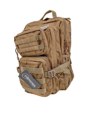 Trooper Clothing YOUTH COYOTE BROWN 700 DENIER NYLON TACTICAL BACKPACK