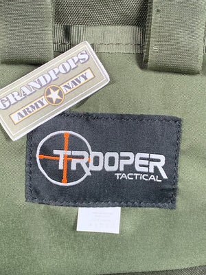 Trooper clothing YOUTH OLIVE DRAB GREEN 700 DENIER NYLON TACTICAL BACKPACK